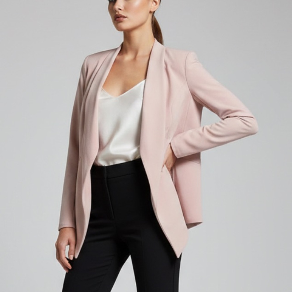 BCBGeneration Open Blazer Pink M NWOT - Picture 2 of 6